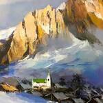 Immagine: Vianello - Tramonto su Cortina d Ampezzo 